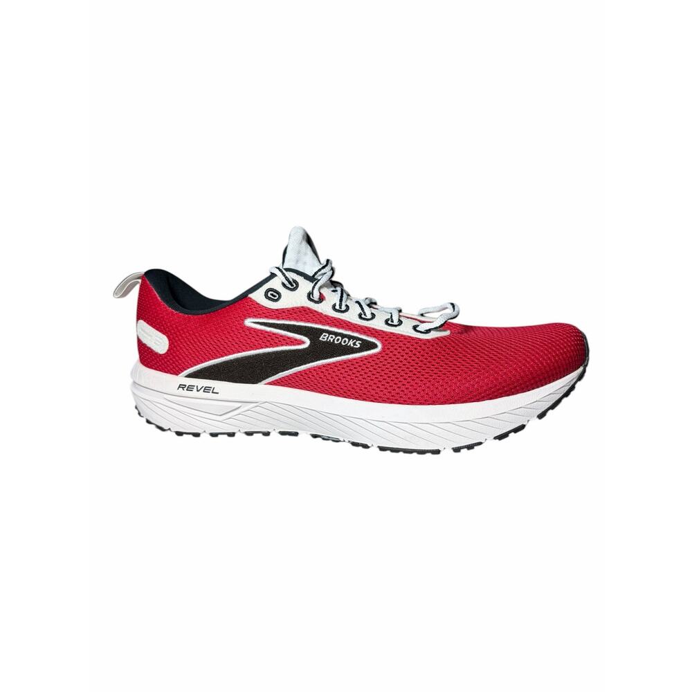 Brooks Revel 6 Mens Size 14 Red Black White Athletic Running Shoes Sneakers NEW